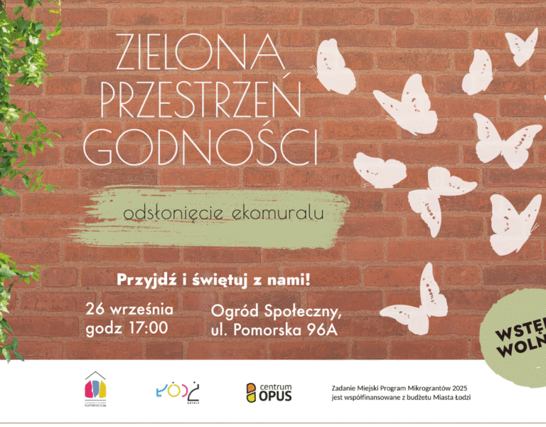 Zapraszamy na&nbsp;odsłonięcie ekomuralu w&nbsp;ogrodzie Kamienicy 56 26 września