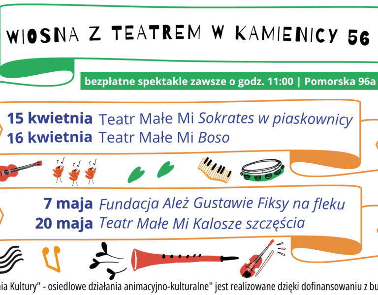 Wiosna z&nbsp;teatrem w&nbsp;Kamienicy 56