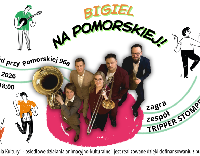 Bigiel na&nbsp;Pomorskiej. Potańcówka z&nbsp;Tripper Stompers